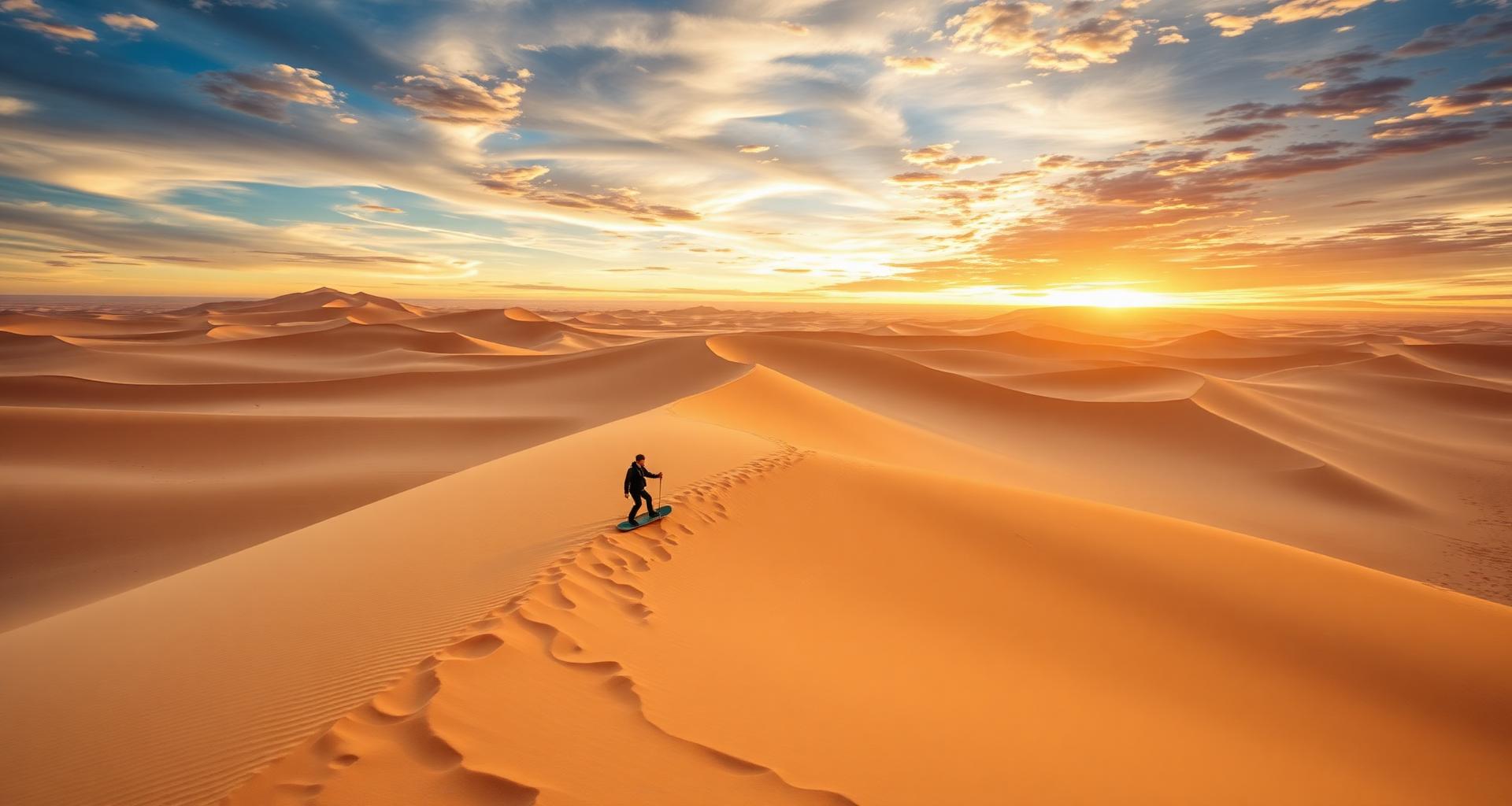 Dunas de Ica al atardecer